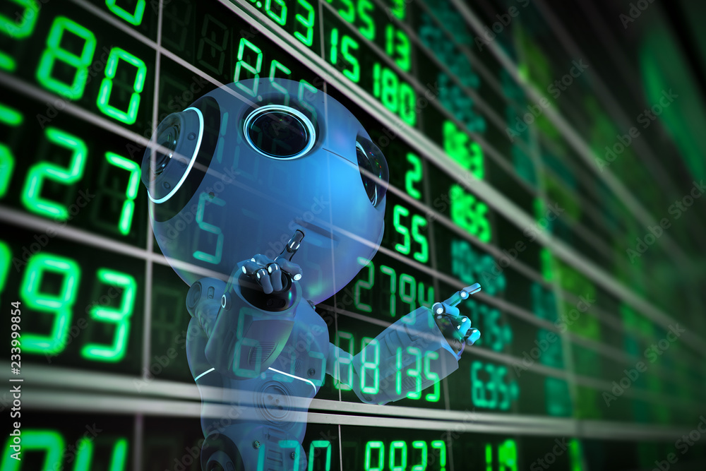 robot analyze stock market