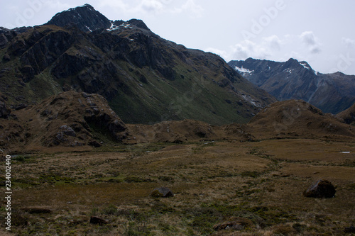 At the Routeburn Great Walk in Fiordland in New Zealand