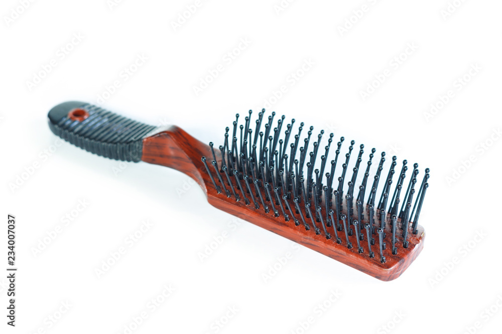 comb on white background. comb on white background.