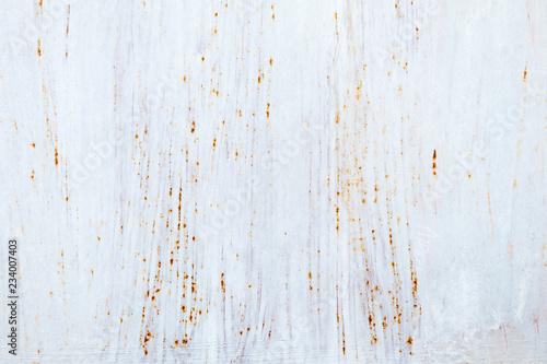 Old rusty metal texture background, white metal surface paint