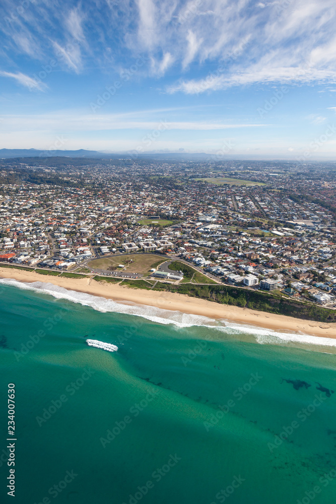 Merewether Beach - Newcastle Australia. Merewether is a beautiful beach in Newcastle Australia's second oldest city located a couple of hours north of Sydney.