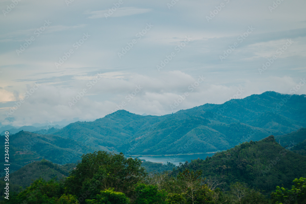 view of mountains