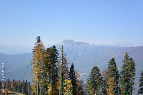 View of the ridge Psekhako