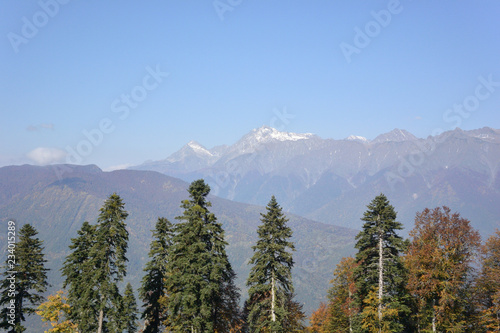 View of the ridge Psekhako