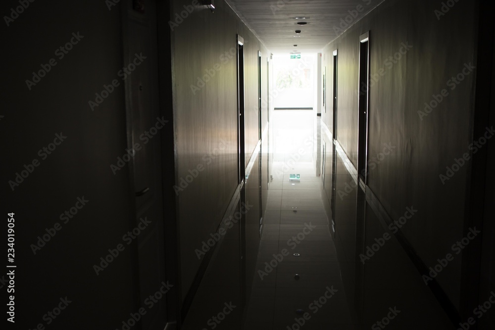 Corridors in building