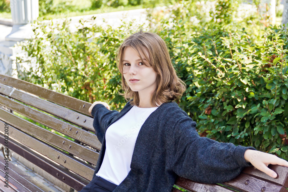 Beautiful blond girl fourteen years old Beautiful blond girl fourteen years old