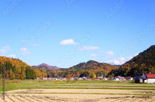 村の風景 会津 昭和村
