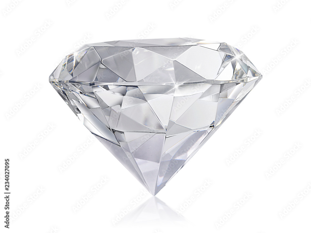 Obraz na plátně Large Clear Diamond