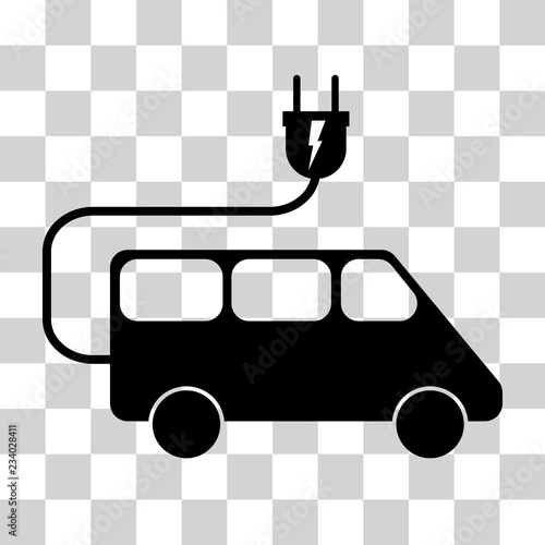 Electric minivan sign