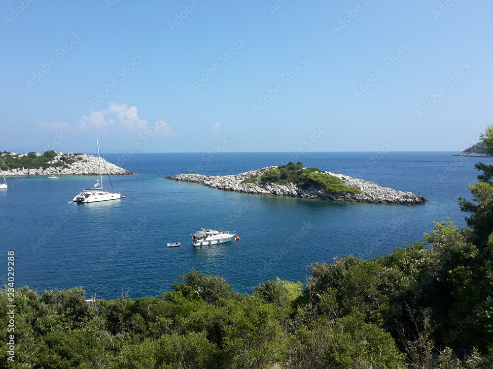 Coast of island Mljet, Croatia