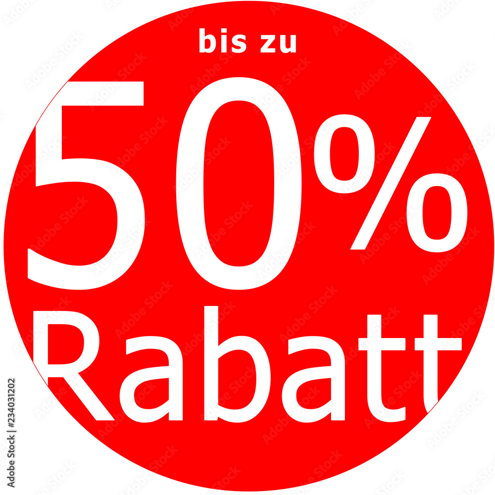 nrds2 NewRoundDiscountSign nrds - Shopping: bis zu 50% Rabatt Aufkleber - rund rot xxl - g6782 nrds2 NewRoundDiscountSign nrds - Shopping: bis zu 50% Rabatt Aufkleber - rund rot xxl - g6782
