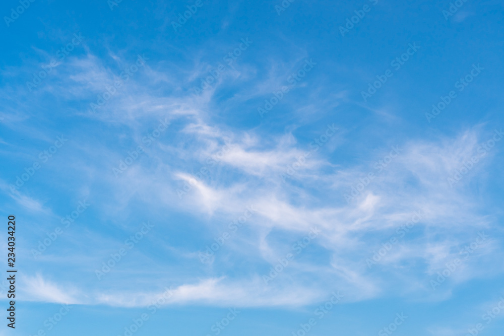 Blue sky and clouds