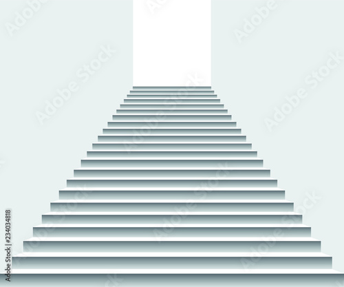 Stairs vector illustration isolated on white background