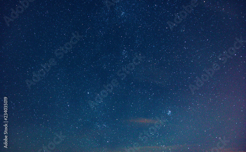 Night photo with stars long exposure © photoexpert