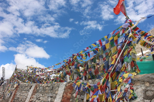 buddhist prayer flags