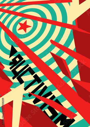 abstract poster with modern design