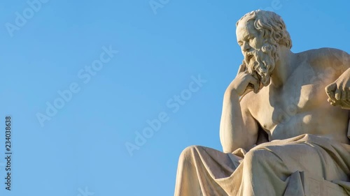 Close Up Of Ancient Greek Philosopher Socrates