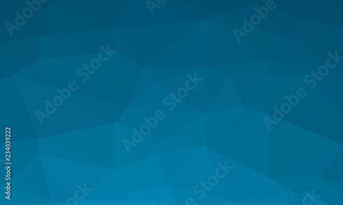 Blue pattern composed of triangles.Abstract polygon background. 