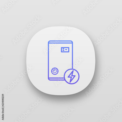 Electric heating boiler app icon