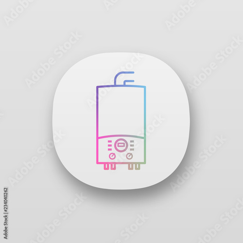 Electric heating boiler app icon