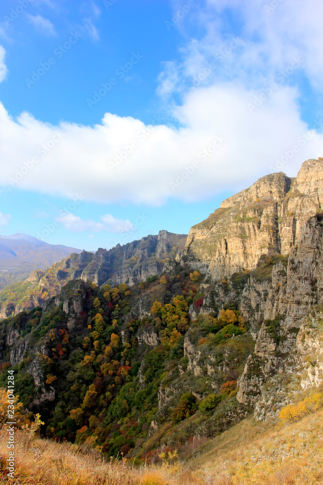 Naklejka premium mountain natural scenery