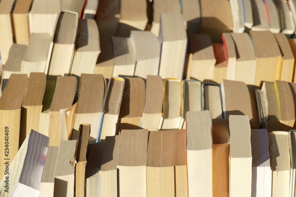 Obraz premium Alte, gebrauchte Bücher
