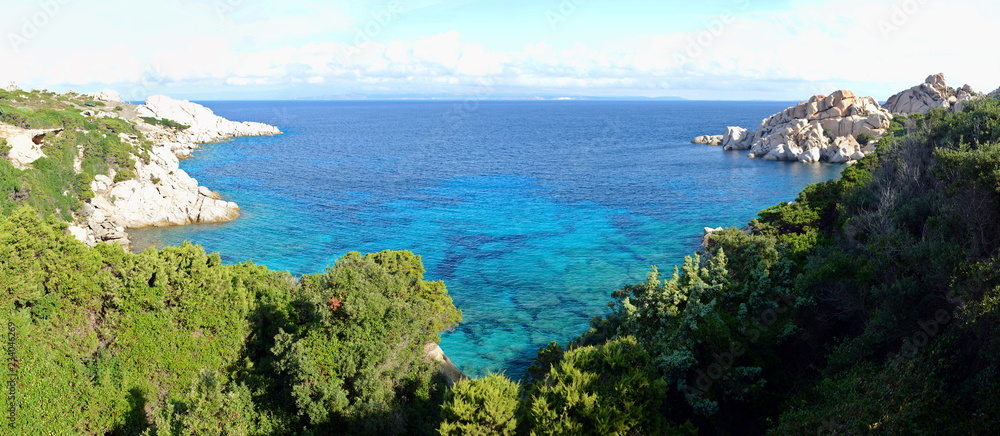 Naklejka premium Capo Testa in Santa Teresa Gallura, Sardinia, Mediterranean Sea, Italy