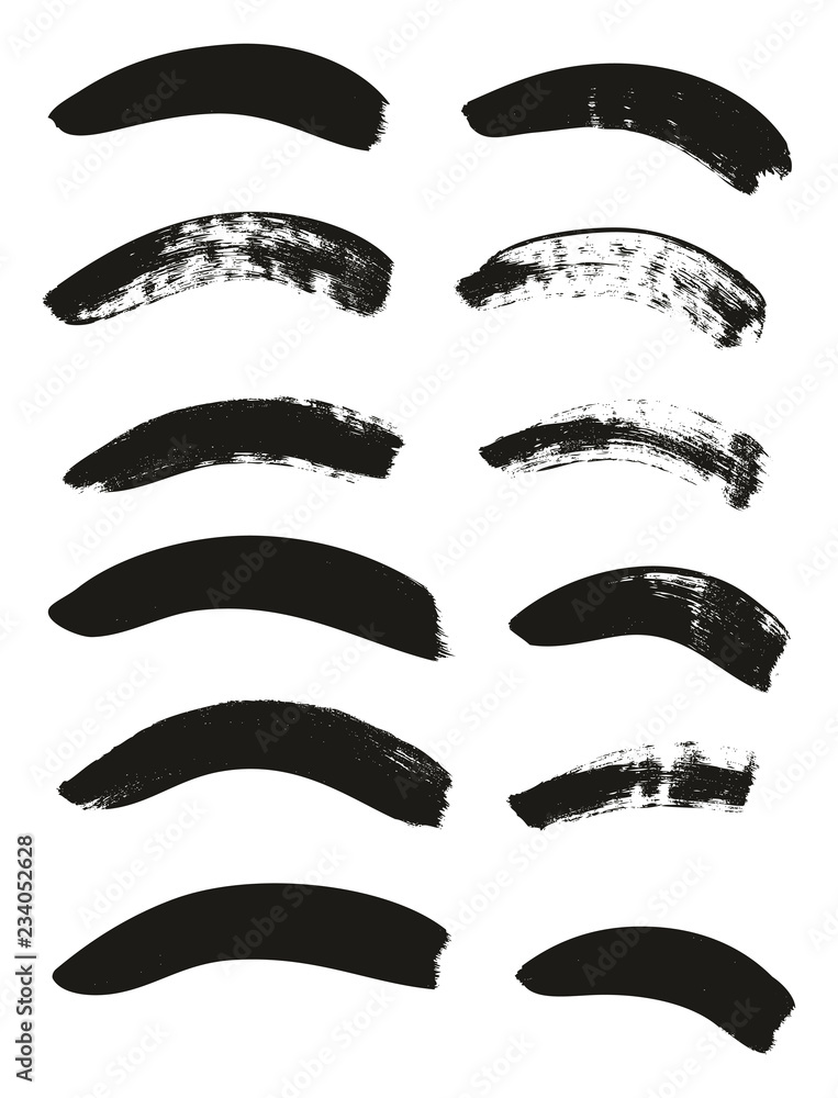 Calligraphy Paint Brush Curved Lines High Detail Abstract Vector Background Set 27 Calligraphy Paint Brush Curved Lines High Detail Abstract Vector Background Set 27