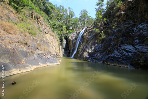 Waterfall in Bidoup national park, Dalat, Vietnam