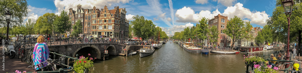 Amsterdam Panorama of the Canals
