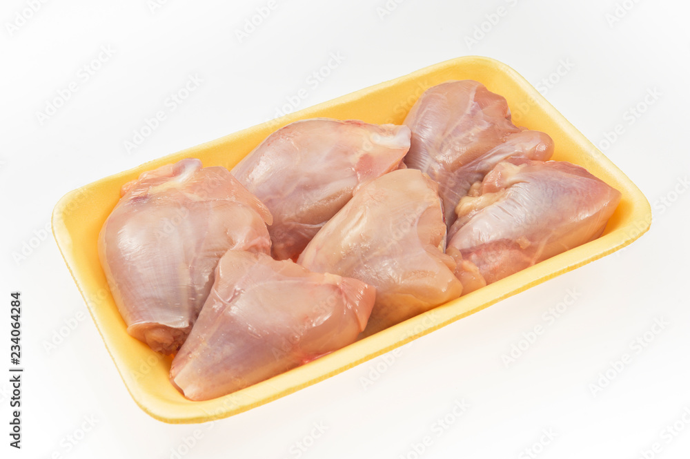 Fresh chicken meats in package