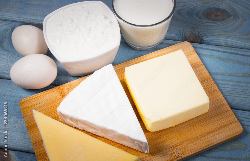Food products containing a large amount of calcium. Food products containing a large amount of calcium.