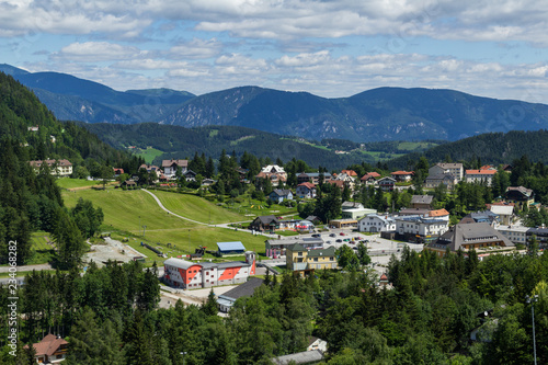 View on Semmering tourist centre