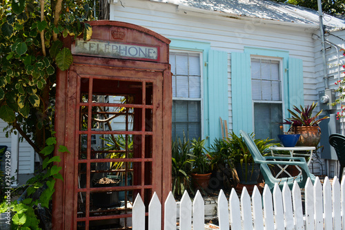 KEY WEST, FL, USA - APRIL 23, 2018: Historic seaport Harbor Walk on Key West island on the south of Florida photo