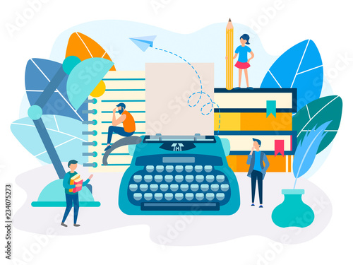 Space of creative work, concept of inspiration, literary creativity.