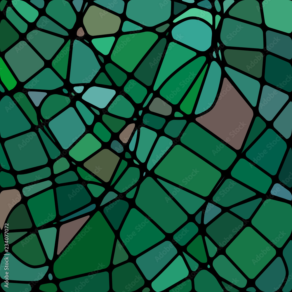Naklejka premium abstract vector stained-glass mosaic background