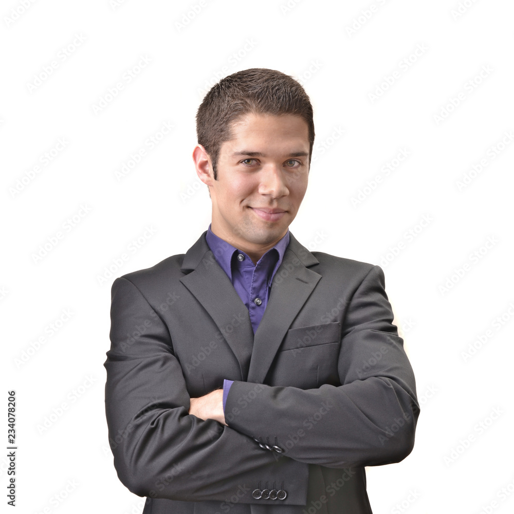 Business Mann - isoliert - Symbolfoto für Erfolg Business Mann - isoliert - Symbolfoto für Erfolg