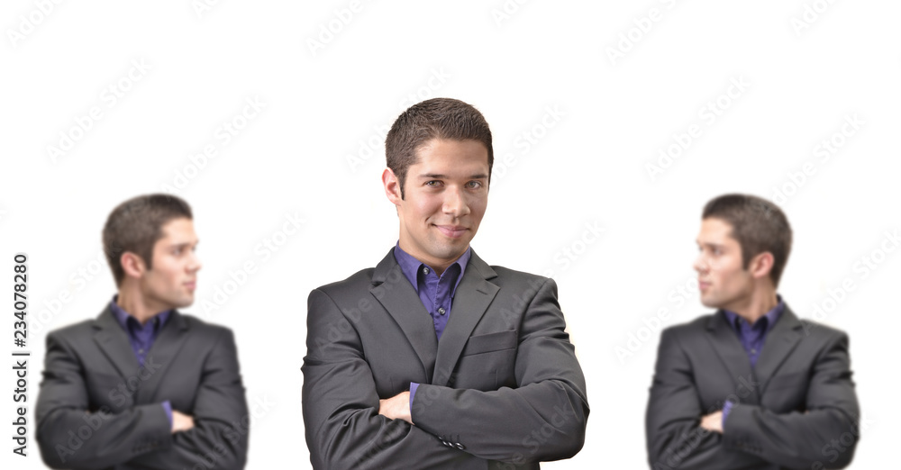 Business Mann - isoliert - Symbolfoto für Erfolg Business Mann - isoliert - Symbolfoto für Erfolg