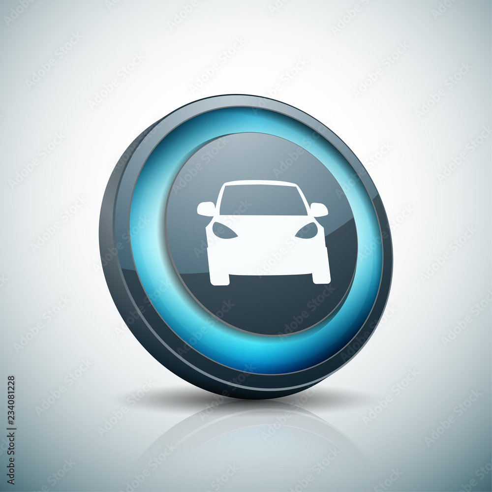 Car Button illustaration