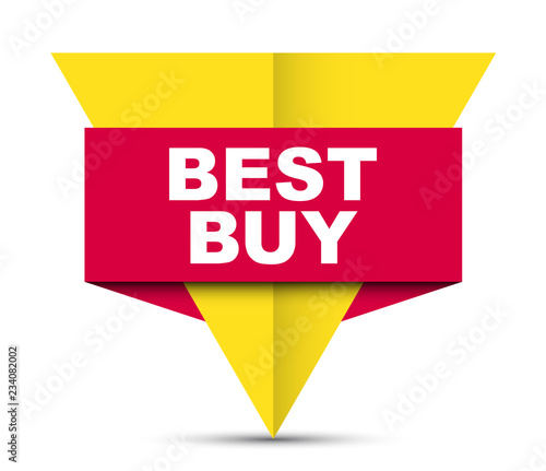 red vector banner best buy
