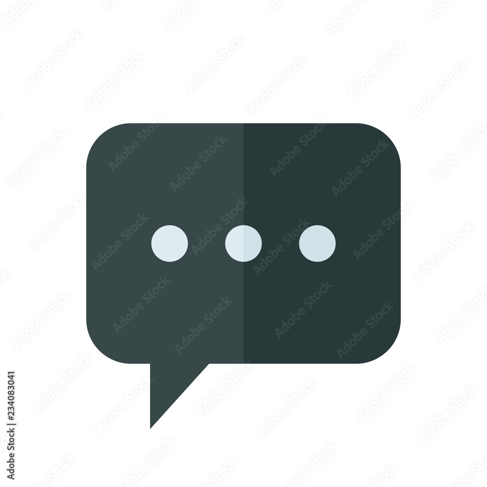 Chat Icon. Speech Bubble Sign. Conversation, Communications Symbol. Chat Icon. Speech Bubble Sign. Conversation, Communications Symbol.