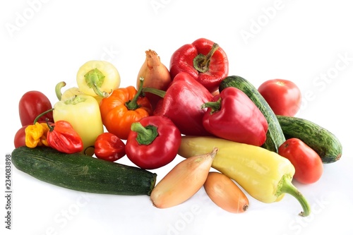 various multicolor vegetables close up