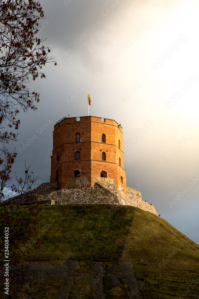 Gediminas Turm in Vilnius Litauen Gediminas Turm in Vilnius Litauen