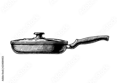 illustration of Frying pan
