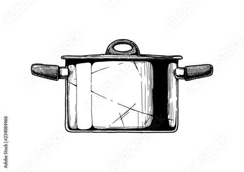 illustration of Stock pot