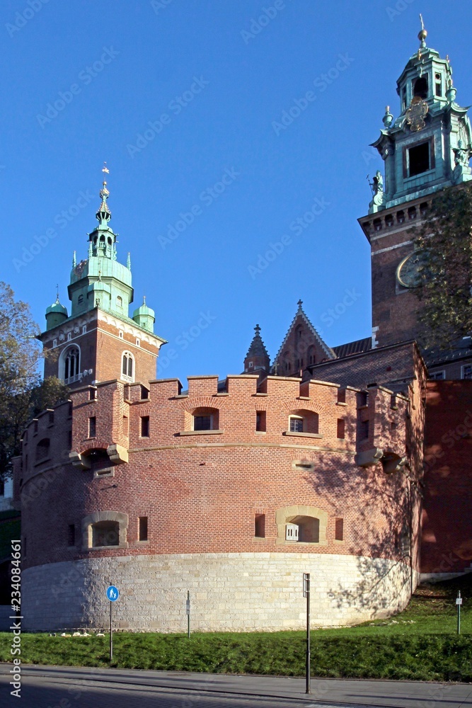 Kings' Castel of Wawel in Krakow