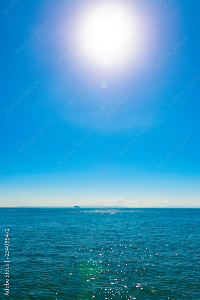 Fototapeta premium 海の水平線