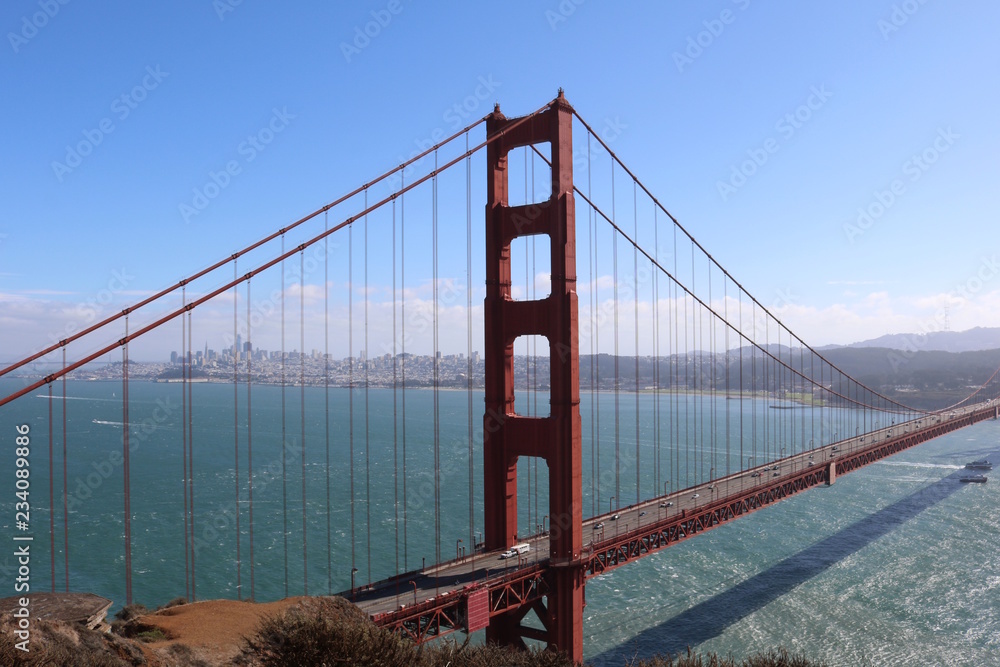Fototapeta premium San Francisco, Golden Gate Bridge