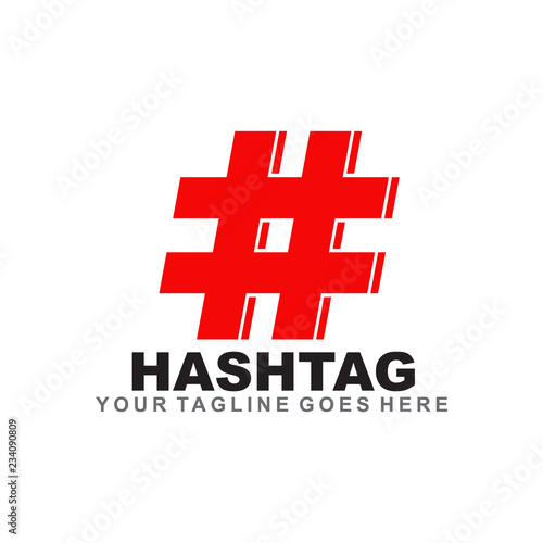 Hashtag logo design