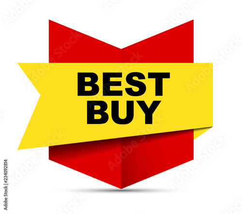 red vector banner best buy